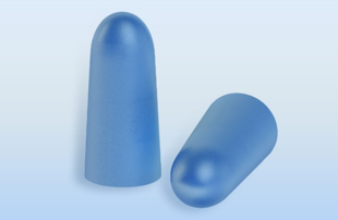 Foam earplugs.